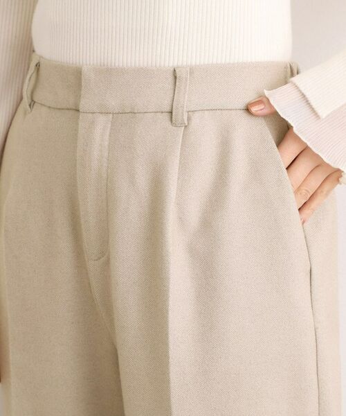 grove / グローブ パンツ | きれいめシルエットに、心地よさを仕込んで　スーパーストレッチ起毛テーパードパンツ | 詳細16