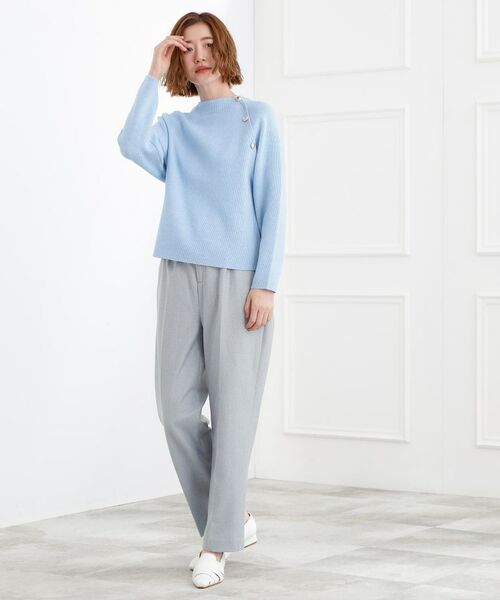 grove / グローブ パンツ | きれいめシルエットに、心地よさを仕込んで　スーパーストレッチ起毛テーパードパンツ | 詳細6