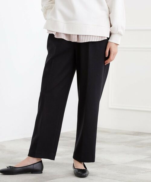 grove / グローブ パンツ | きれいめシルエットに、心地よさを仕込んで　スーパーストレッチ起毛テーパードパンツ | 詳細9