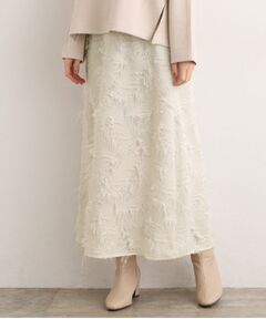 grove / グローブ ロング・マキシ丈スカート | 纏うだけで気分が華やぐ　主役級シャギースカート