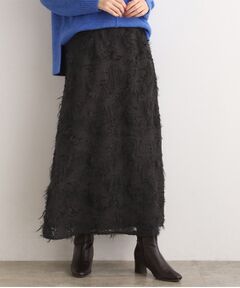 grove / グローブ ロング・マキシ丈スカート | 纏うだけで気分が華やぐ　主役級シャギースカート