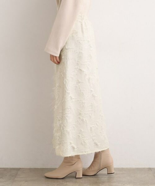 grove / グローブ ロング・マキシ丈スカート | 纏うだけで気分が華やぐ 主役級シャギースカート | 詳細10