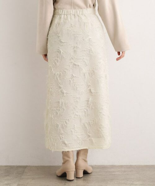 grove / グローブ ロング・マキシ丈スカート | 纏うだけで気分が華やぐ 主役級シャギースカート | 詳細11