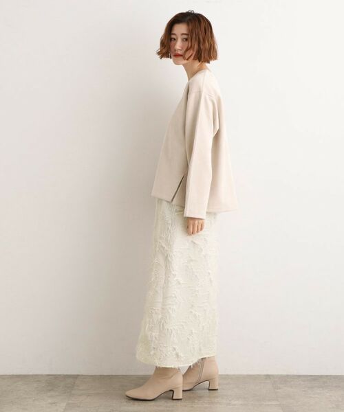 grove / グローブ ロング・マキシ丈スカート | 纏うだけで気分が華やぐ 主役級シャギースカート | 詳細3