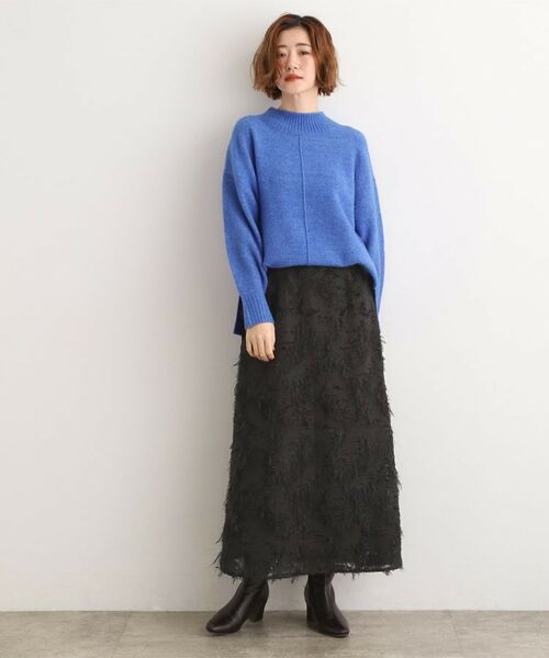 grove / グローブ ロング・マキシ丈スカート | 纏うだけで気分が華やぐ 主役級シャギースカート | 詳細6