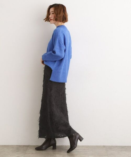 grove / グローブ ロング・マキシ丈スカート | 纏うだけで気分が華やぐ 主役級シャギースカート | 詳細7