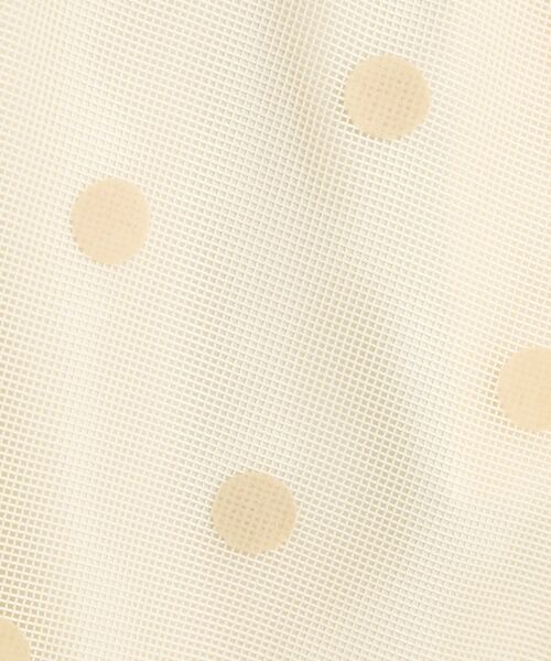 grove / グローブ ロング・マキシ丈スカート | 甘さを抑えて、品よく華やぐ メッシュフロッキードットスカート | 詳細4