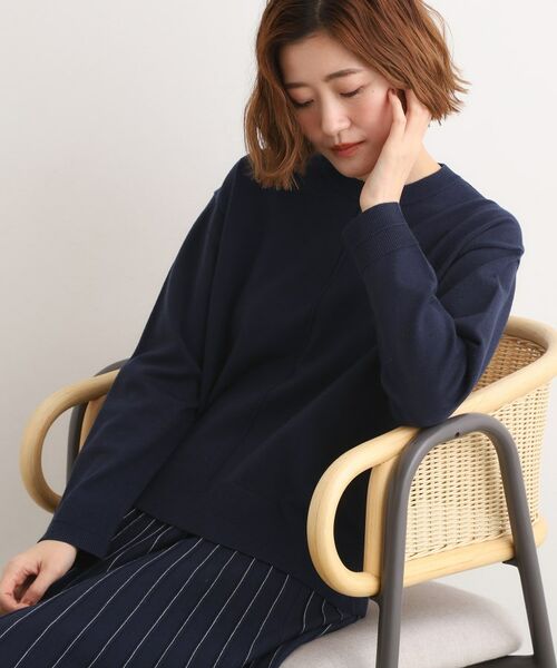 grove / グローブ ニット・セーター | 【SETUP可能】冬から春まで心地よく タック編みオーバーサイズニット | 詳細10