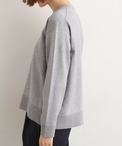 grove / グローブ ニット・セーター | 【SETUP可能】冬から春まで心地よく タック編みオーバーサイズニット | 詳細14