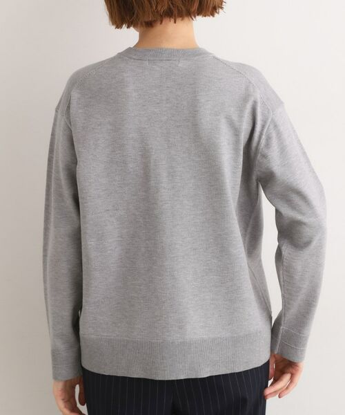 grove / グローブ ニット・セーター | 【SETUP可能】冬から春まで心地よく タック編みオーバーサイズニット | 詳細15