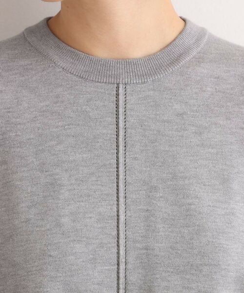grove / グローブ ニット・セーター | 【SETUP可能】冬から春まで心地よく タック編みオーバーサイズニット | 詳細16