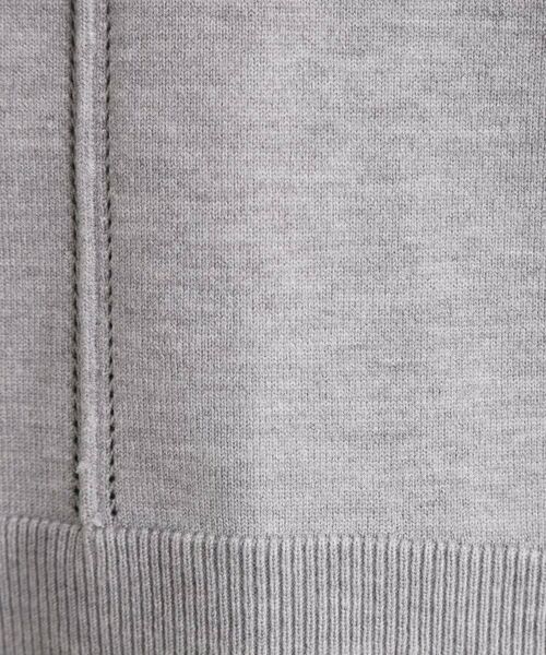 grove / グローブ ニット・セーター | 【SETUP可能】冬から春まで心地よく タック編みオーバーサイズニット | 詳細4