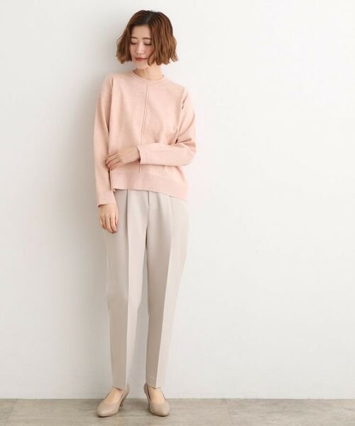 grove / グローブ ニット・セーター | 【SETUP可能】冬から春まで心地よく タック編みオーバーサイズニット | 詳細7