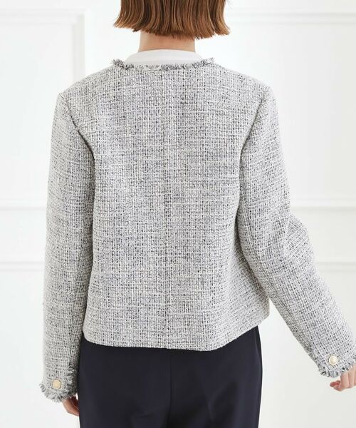 grove / グローブ ノーカラージャケット | ショートツイードジャケット | 詳細15