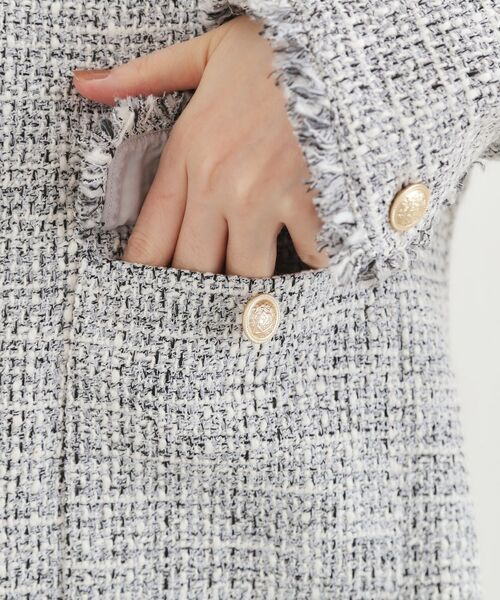 grove / グローブ ノーカラージャケット | ショートツイードジャケット | 詳細19