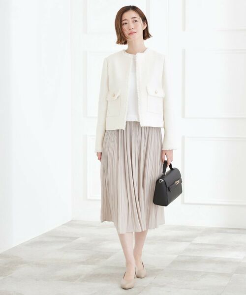 grove / グローブ ノーカラージャケット | ショートツイードジャケット | 詳細2