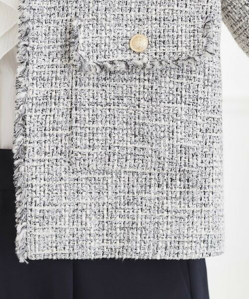 grove / グローブ ノーカラージャケット | ショートツイードジャケット | 詳細20