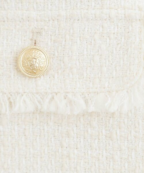 grove / グローブ ノーカラージャケット | ショートツイードジャケット | 詳細4