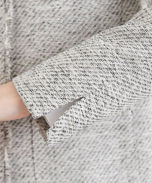grove / グローブ ノーカラージャケット | ミドルツイードジャケット | 詳細18