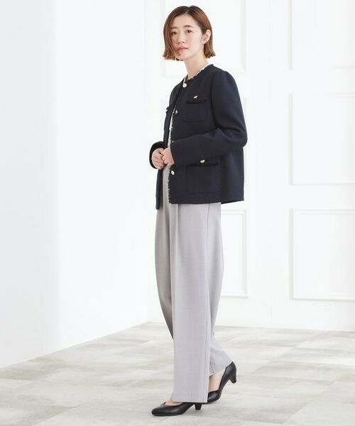 grove / グローブ ノーカラージャケット | ミドルツイードジャケット | 詳細3