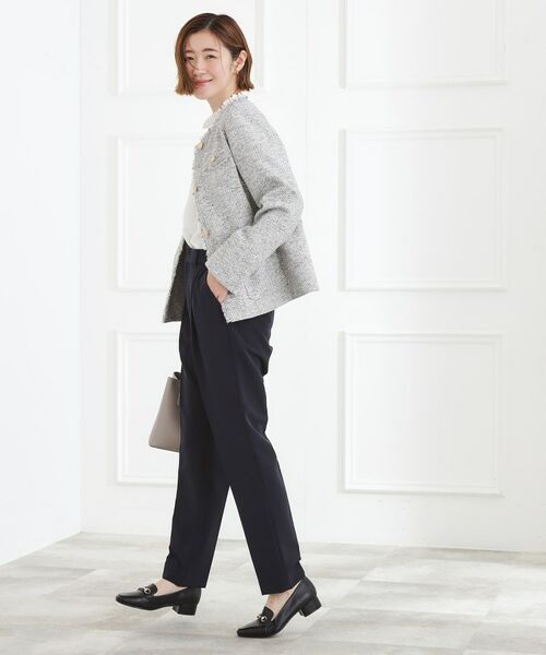 grove / グローブ ノーカラージャケット | ミドルツイードジャケット | 詳細7