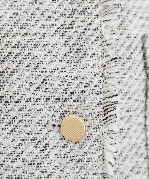 grove / グローブ ノーカラージャケット | ミドルツイードジャケット | 詳細8