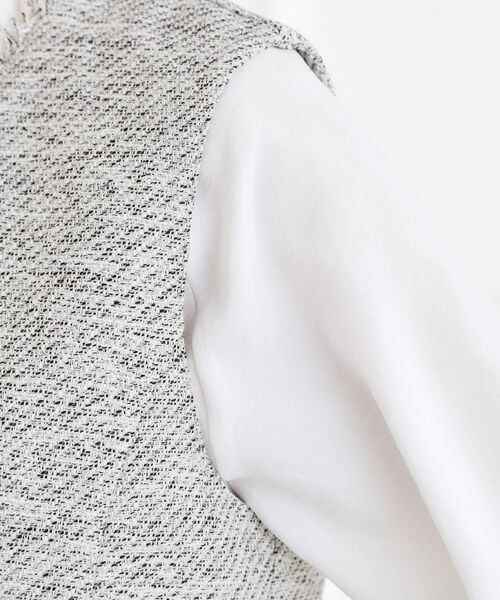 grove / グローブ ベスト | ツイードペプラムジレ | 詳細13