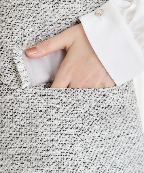 grove / グローブ ベスト | ツイードペプラムジレ | 詳細14