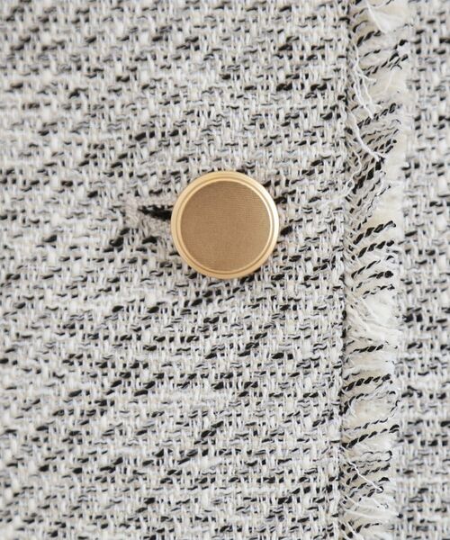 grove / グローブ ベスト | ツイードペプラムジレ | 詳細8