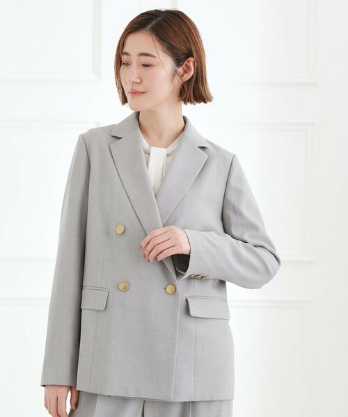 grove / グローブ テーラードジャケット | 【着回しカセット】ダブルテーラードジャケット | 詳細1