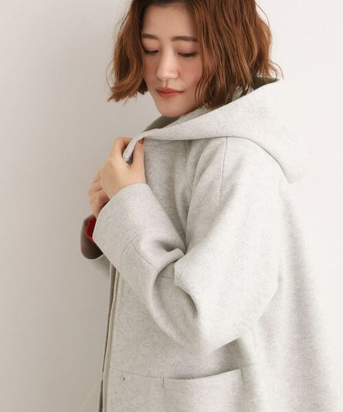grove / グローブ その他アウター | フーデットミドルコート | 詳細1
