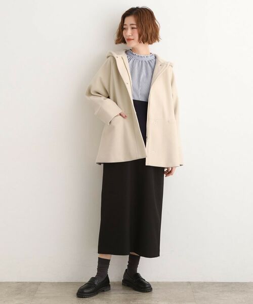 grove / グローブ その他アウター | フーデットミドルコート | 詳細10