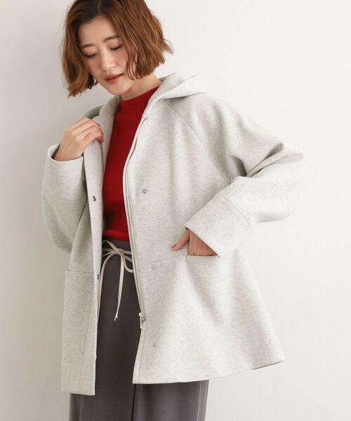 grove / グローブ その他アウター | フーデットミドルコート | 詳細2