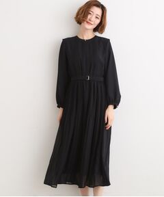 grove / グローブ ミニ丈・ひざ丈ワンピース | シフォンプリーツワンピース