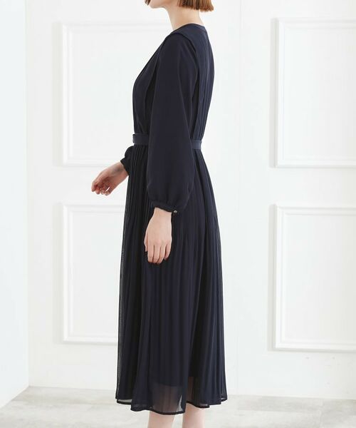 grove / グローブ ミニ丈・ひざ丈ワンピース | シフォンプリーツワンピース | 詳細10