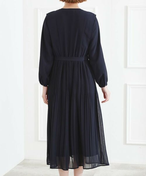 grove / グローブ ミニ丈・ひざ丈ワンピース | シフォンプリーツワンピース | 詳細11