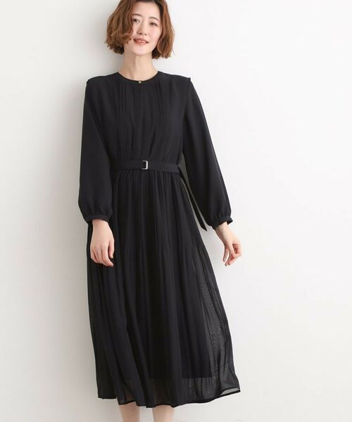 grove / グローブ ミニ丈・ひざ丈ワンピース | シフォンプリーツワンピース | 詳細2