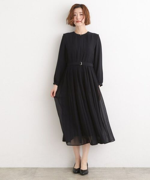 grove / グローブ ミニ丈・ひざ丈ワンピース | シフォンプリーツワンピース | 詳細3