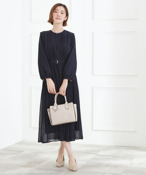 grove / グローブ ミニ丈・ひざ丈ワンピース | シフォンプリーツワンピース | 詳細6