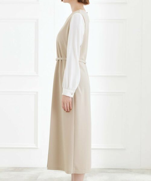 grove / グローブ ロング・マキシ丈ワンピース | フロントプリーツ袖コンシャスワンピース | 詳細14