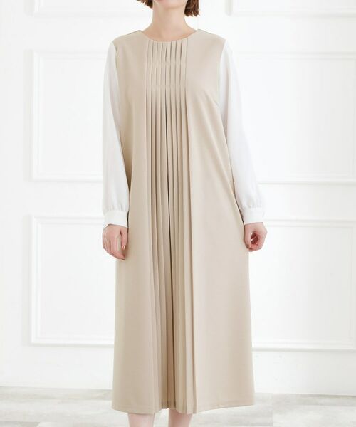 grove / グローブ ロング・マキシ丈ワンピース | フロントプリーツ袖コンシャスワンピース | 詳細24