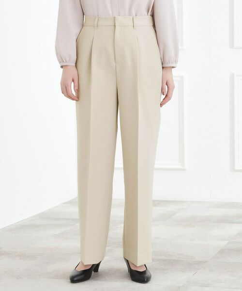 grove / グローブ パンツ | 【マシンウォッシュ／防シワ】Wクロスワイドパンツ | 詳細13