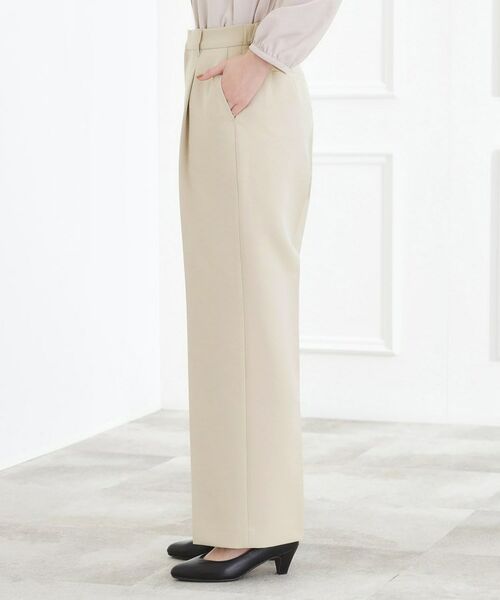 grove / グローブ パンツ | 【マシンウォッシュ／防シワ】Wクロスワイドパンツ | 詳細14