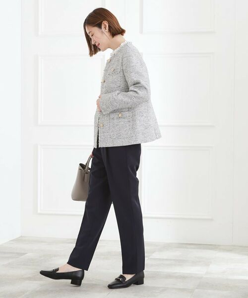 grove / グローブ パンツ | 【マシンウォッシュ／防シワ】Wクロステーパードパンツ | 詳細11