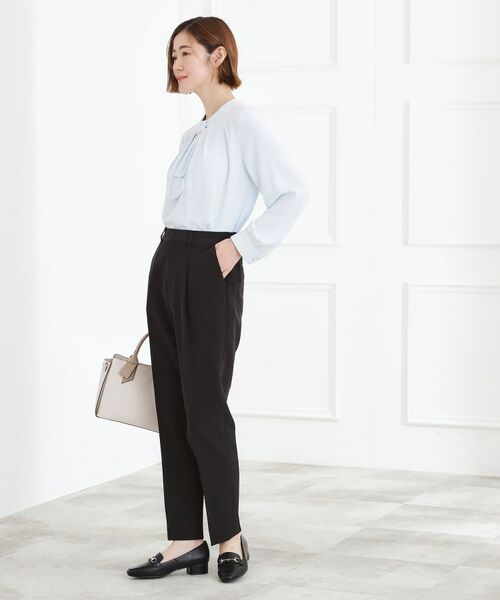 grove / グローブ パンツ | 【マシンウォッシュ／防シワ】Wクロステーパードパンツ | 詳細3