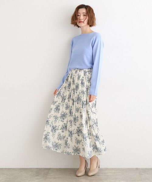 grove / グローブ ロング・マキシ丈スカート | 【選べる着丈】ヴィンテージサテンプリーツスカート | 詳細11