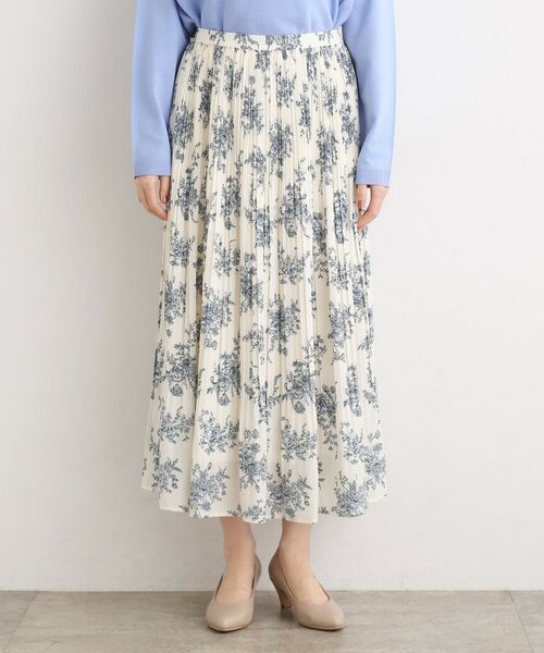 grove / グローブ ロング・マキシ丈スカート | 【選べる着丈】ヴィンテージサテンプリーツスカート | 詳細13