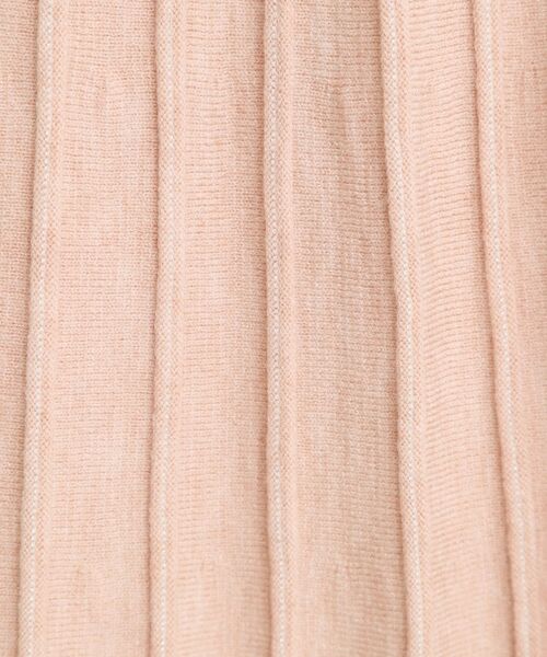 grove / グローブ ロング・マキシ丈スカート | 【SETUP可能】冬から春まで軽やかに ラメラインニットプリーツスカート | 詳細8