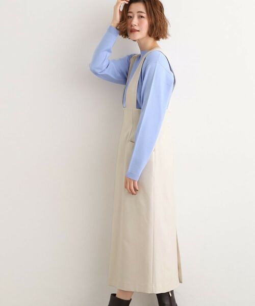 grove / グローブ ロング・マキシ丈スカート | 上品さと快適さを両立、美シルエットなハイウエストサス付きスカート | 詳細1