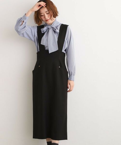 grove / グローブ ロング・マキシ丈スカート | 上品さと快適さを両立、美シルエットなハイウエストサス付きスカート | 詳細5